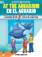 At the aquarium coloring book/en el acuario libro de colorear.