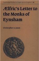 Aelfric's Letter to the Monks of Eynsham