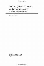 Emotion, social theory, and social structure : a macrosociological approach