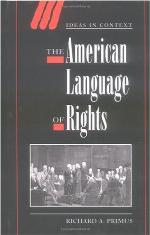 The American language of rights