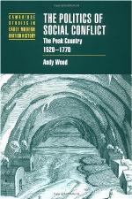 The politics of social conflict : the Peak Country, 1520-1770