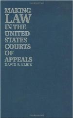 Making law in the United States Courts of Appeals