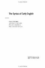 The Syntax of Early English
