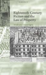 Eighteenth-Century Fiction and the Law of Property
