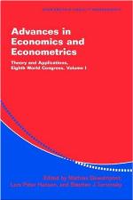 Advances in economics and econometrics : theory and applications : eighth World Congress