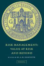 Risk management : value at risk and beyond