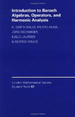 Introduction to Banach Algebras, Operators, and Harmonic Analysis