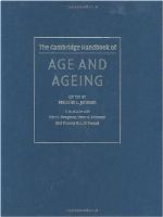 The Cambridge Handbook of Age and Ageing