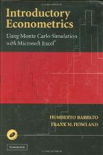 Introductory econometrics : using Monte Carlo simulation with Microsoft Excel