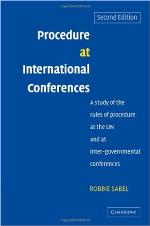Procedure at International Conferences