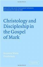 Christology and Discipleship in the Gospel of Mark