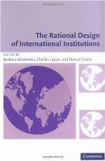 The Rational Design of International Institutions