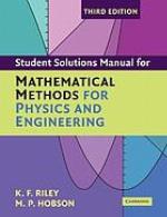 Std Sol Math Meth Phys Engin 3rd