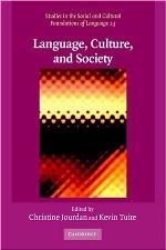 Language, Culture, and Society