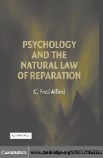 Psychology and the Natural Law of Reparation