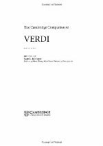 The Cambridge companion to Verdi