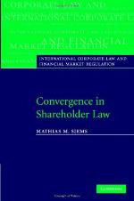 Convergence in Shareholder Law