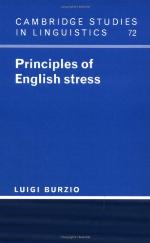 Principles of English Stress