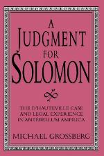 A Judgment for Solomon