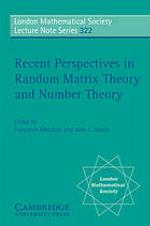 Recent Perspectives in Random Matrix Theory and Number Theory