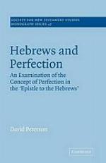 Hebrews and Perfection