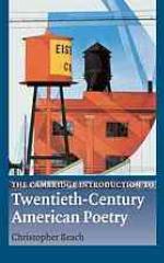 The Cambridge Introduction to Twentieth-Century American Poetry