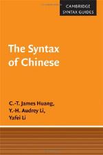 The Syntax of Chinese