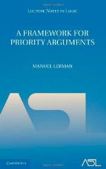 A Framework for Priority Arguments.