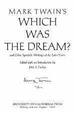 Which Was the Dream? and Other Symbolic Writings of the Later Years