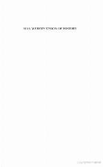 Max Weber's Vision of History