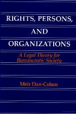 Rights, Persons, And Organizations