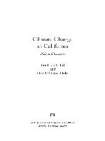 Climate Change in California