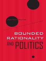 Bounded Rationality and Politics