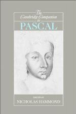The Cambridge Companion to Pascal