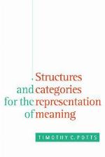 Structures and Categories for the Representation of Meaning