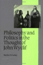 Philosophy and Politics in the Thought of John Wyclif