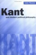 Kant and Modern Political Philosophy