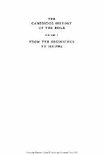 The Cambridge History of the Bible, Volume 1