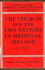 The Church and the Two Nations in Medieval Ireland