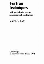 Fortran Techniques with Special Reference to Non-numerical Applications