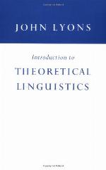 Introduction to Theoretical Linguistics