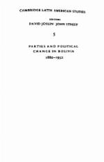 Parties and Political Change in Bolivia