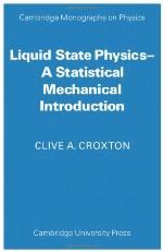 Liquid State Physics