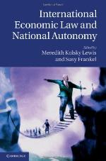 International Economic Law and National Autonomy