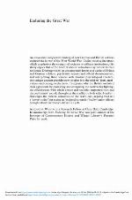 Enduring the Great War