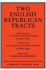 Two English Republican Tracts