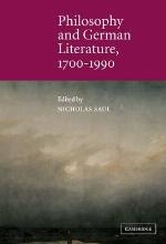 Philosophy and German Literature, 1700 1990