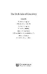 The Dark Side of Creativity