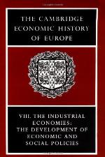 The Cambridge Economic History of Europe from the Decline of the Roman Empire, Volume 8
