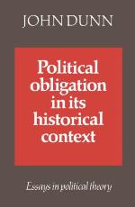 Political Obligation in Its Historical Context